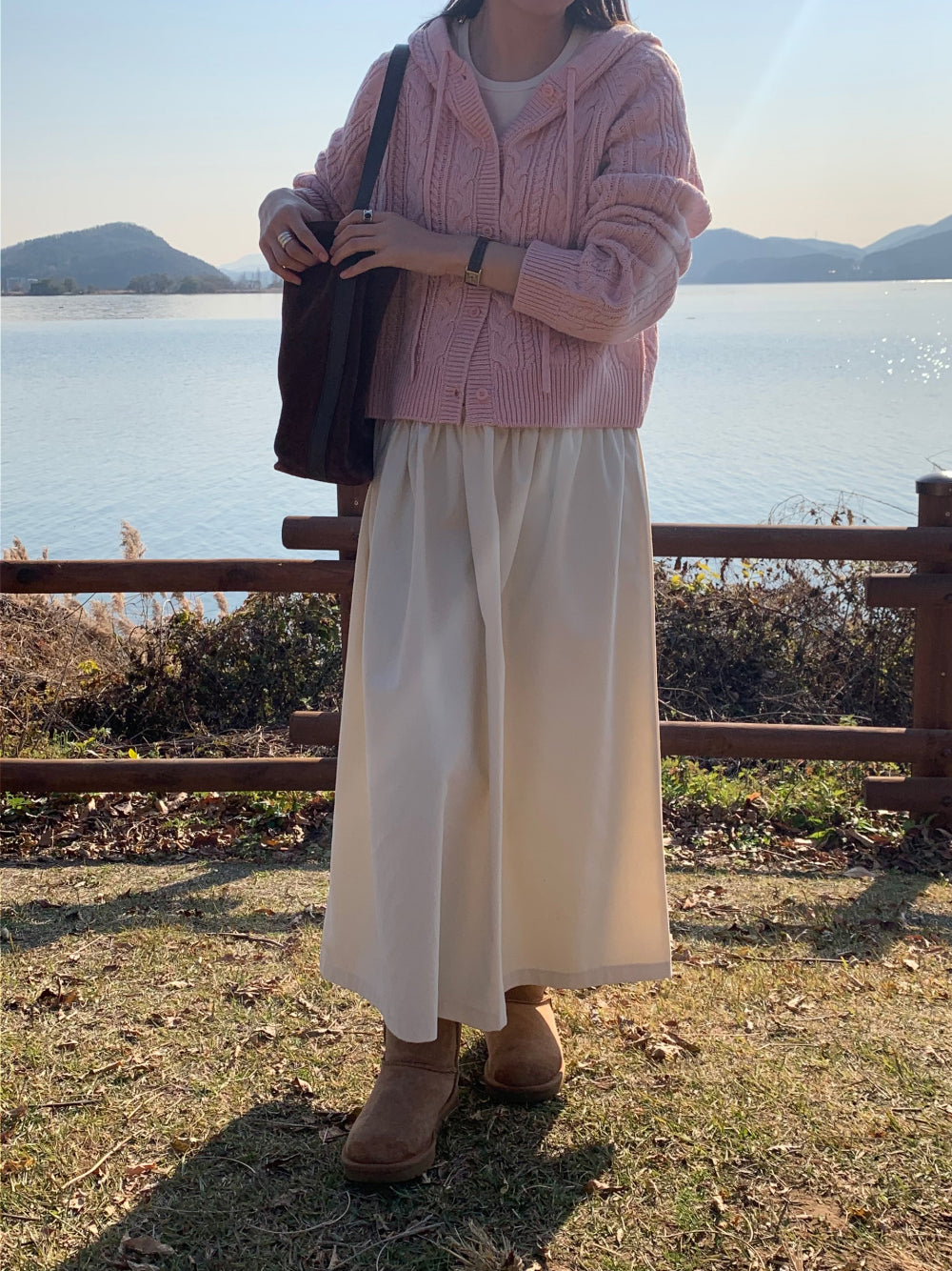 aione peach gimo skirt