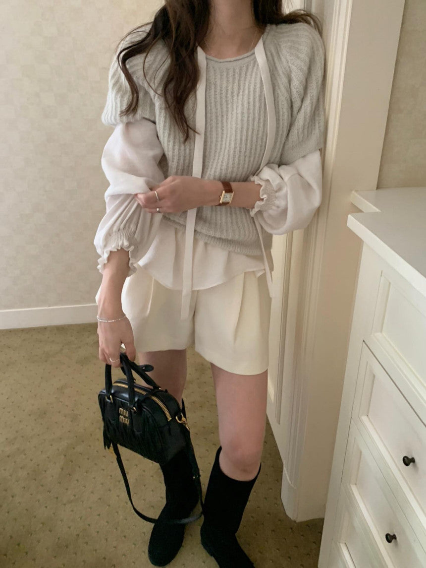 Beyond puff knit-3col
