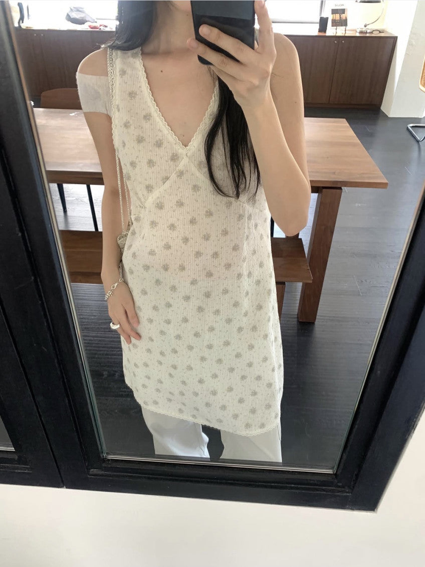 vintage flower onepiece