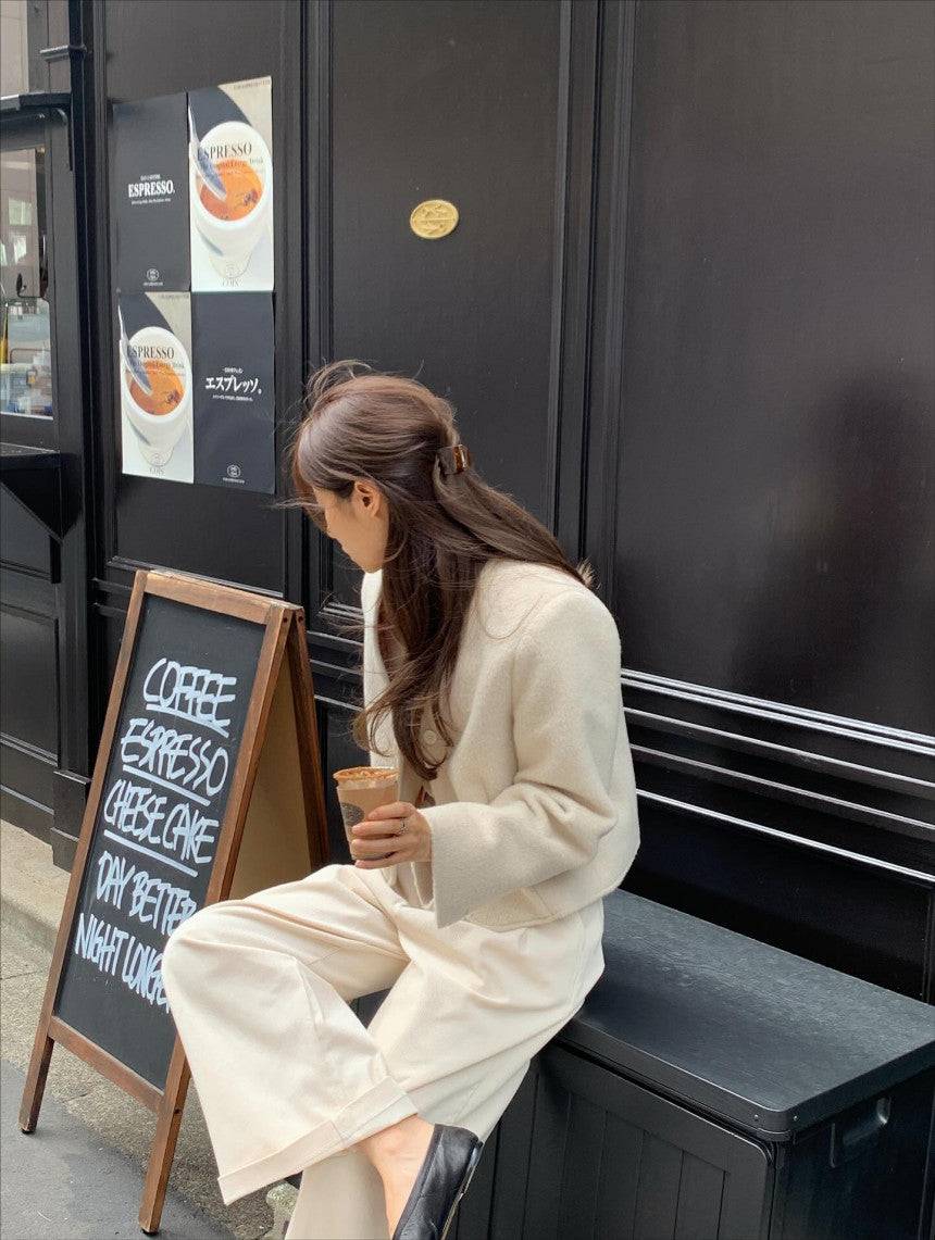 liter gloria wool jacket-2col