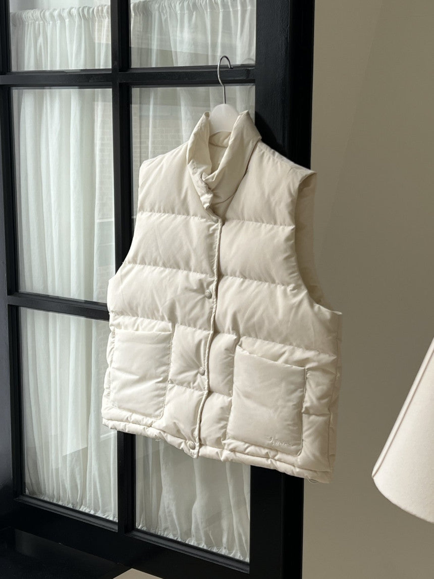 Bloom duckdown vest-3col