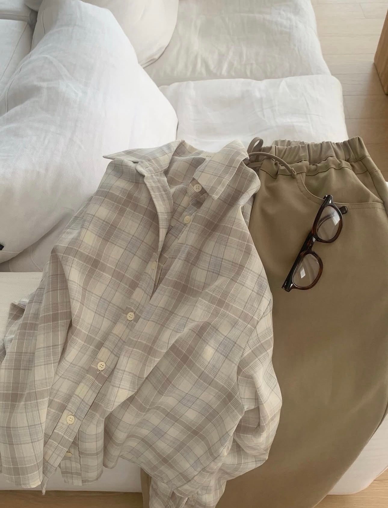 liter bruni check shirt