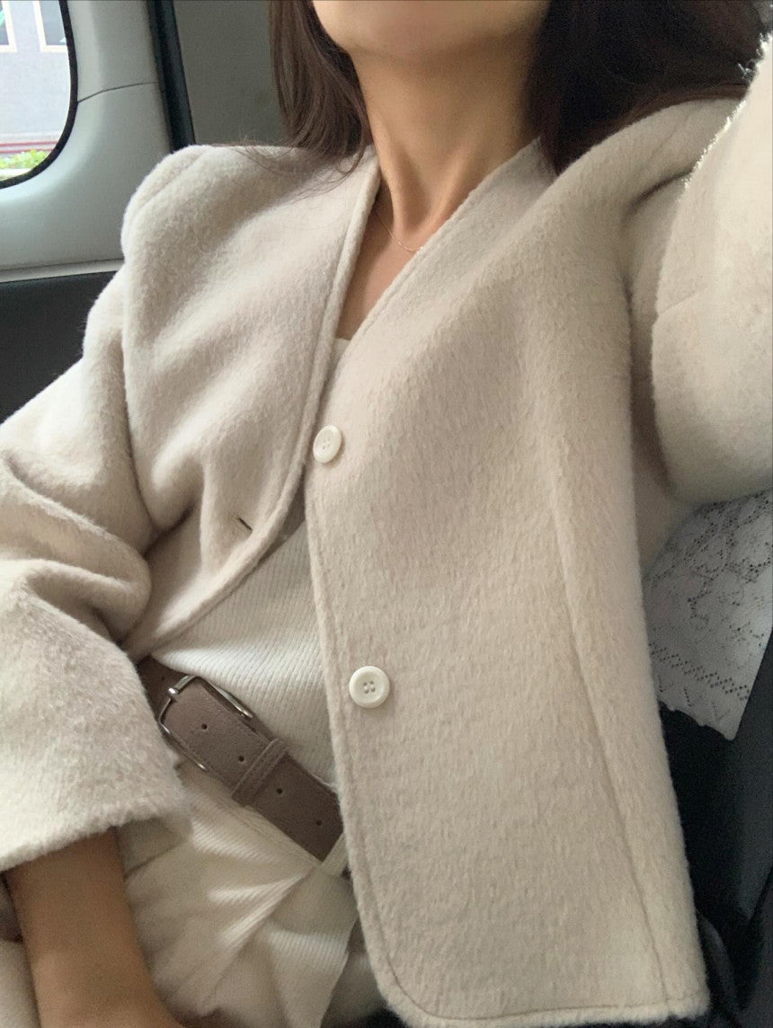 liter gloria wool jacket-2col