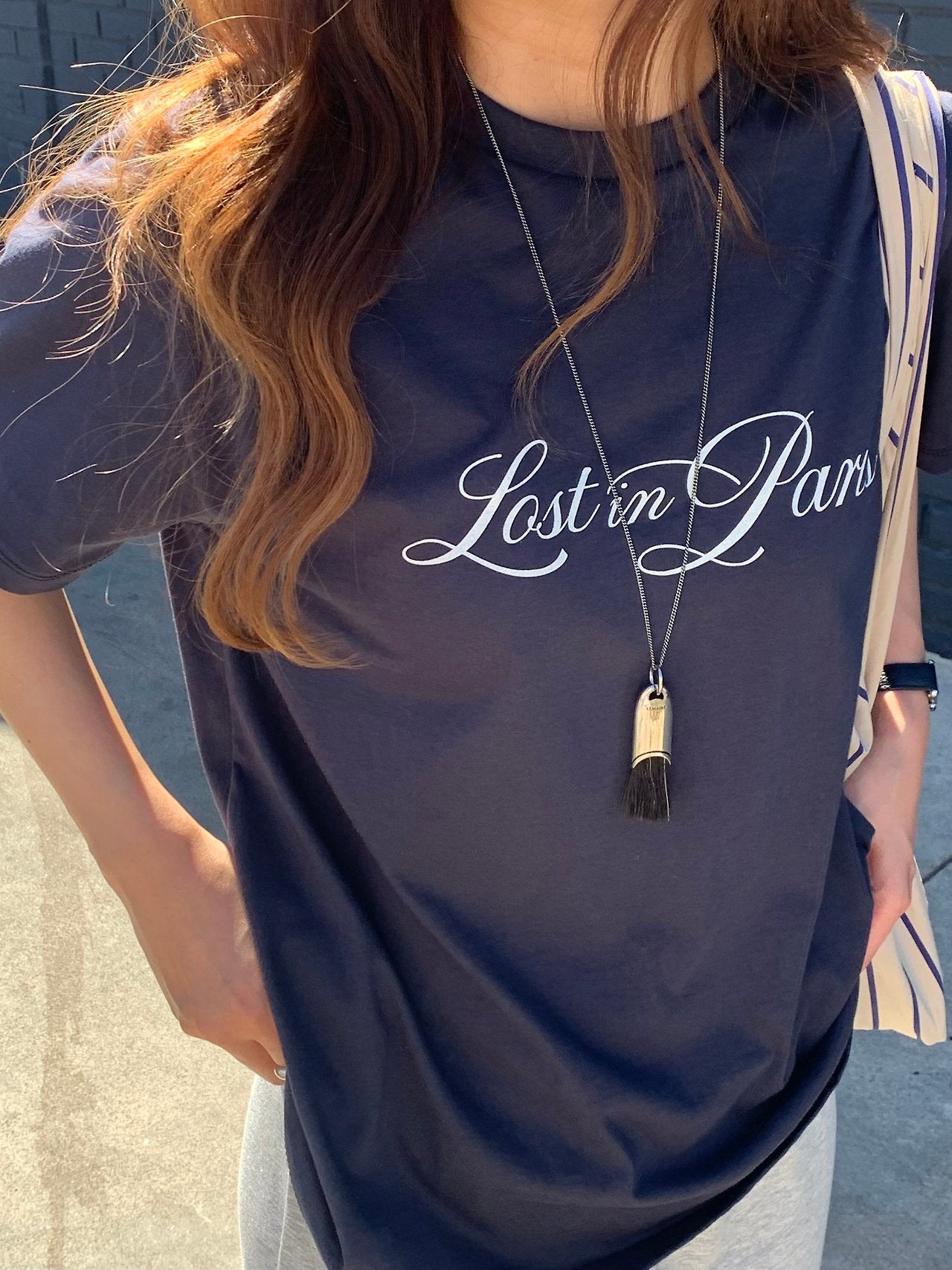 Lost in paris box fit T-3col