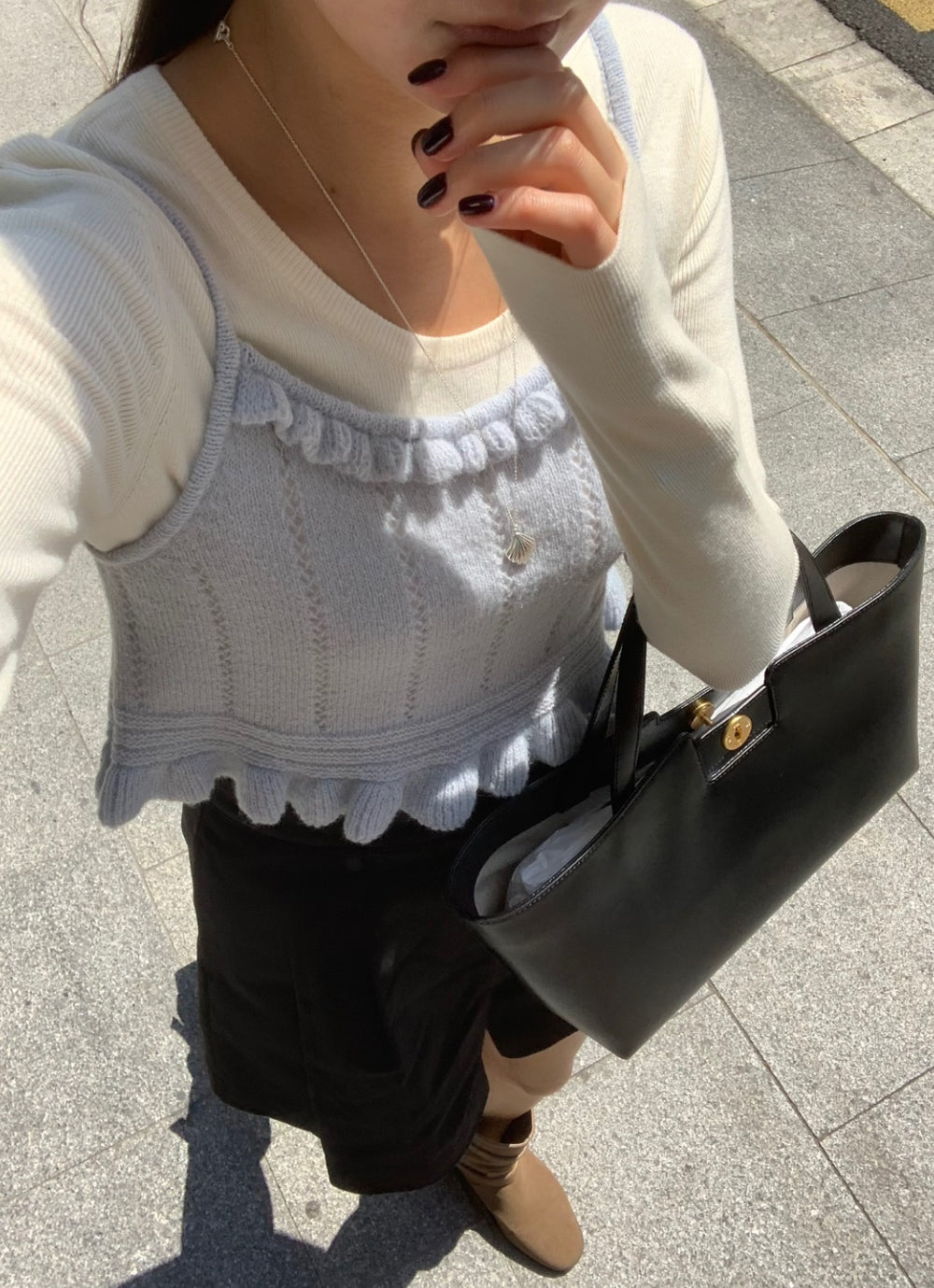 Anju knit bustier-3col