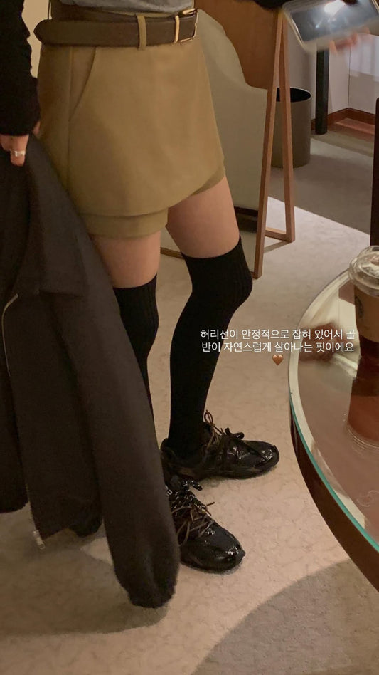 tellme skirt pants-2col