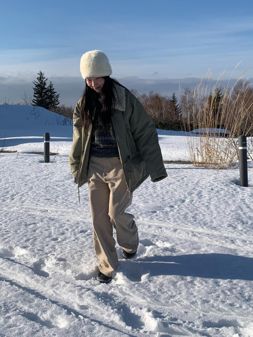 Isabel corduroy pants-2col