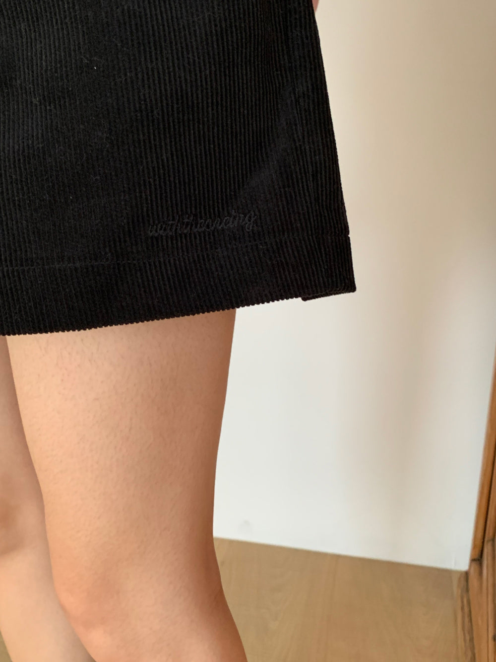 swan corduroy shorts-2col