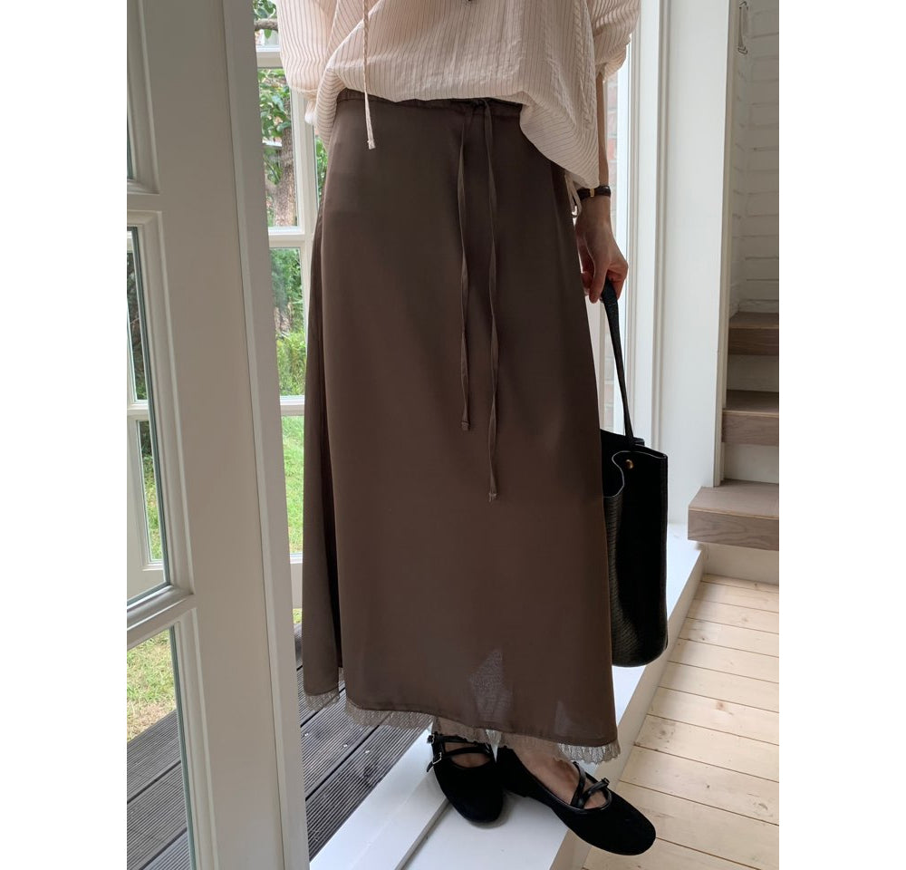 Nua Lace Skirt-2col