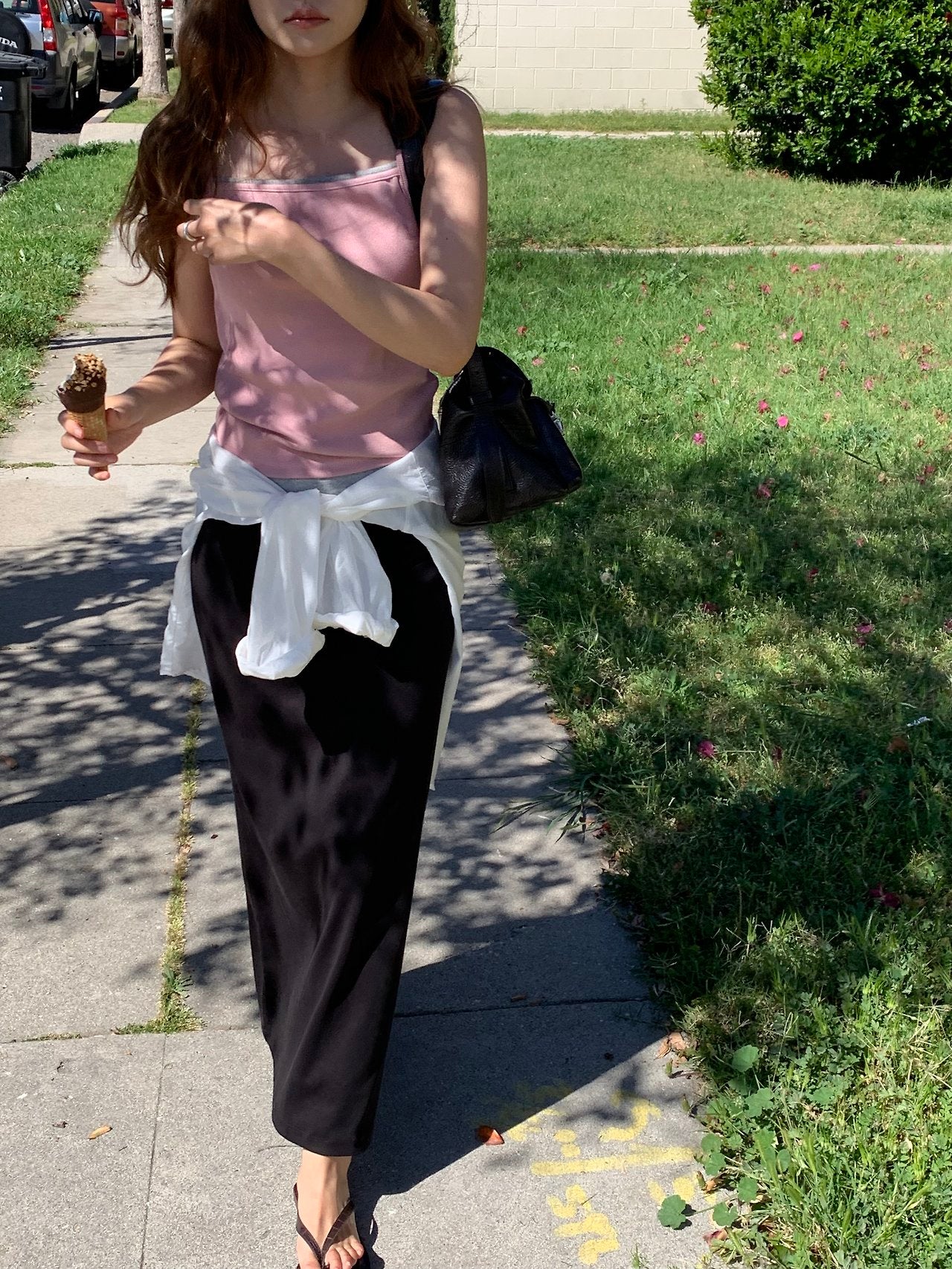 Rive jersey long skirt-4col