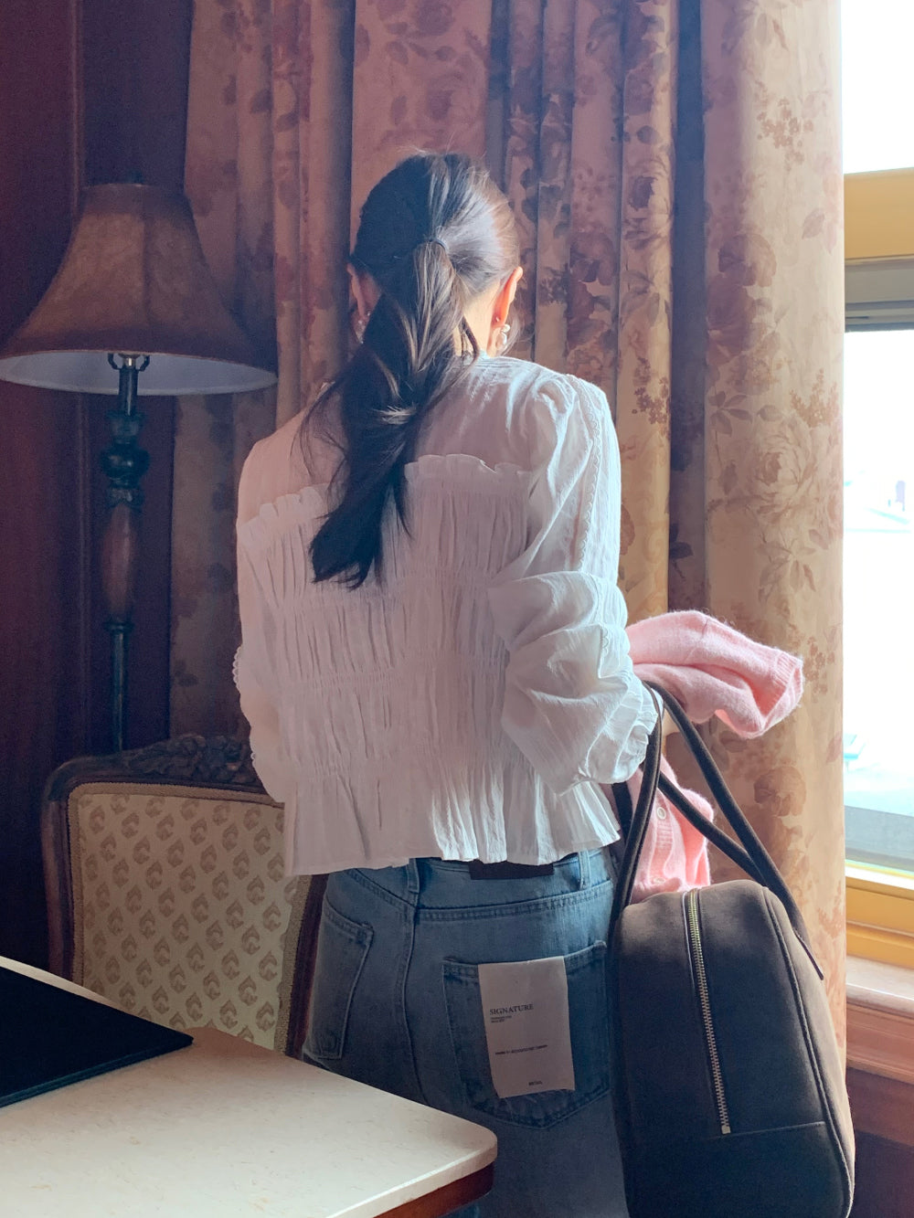 Mogu blouse-2col