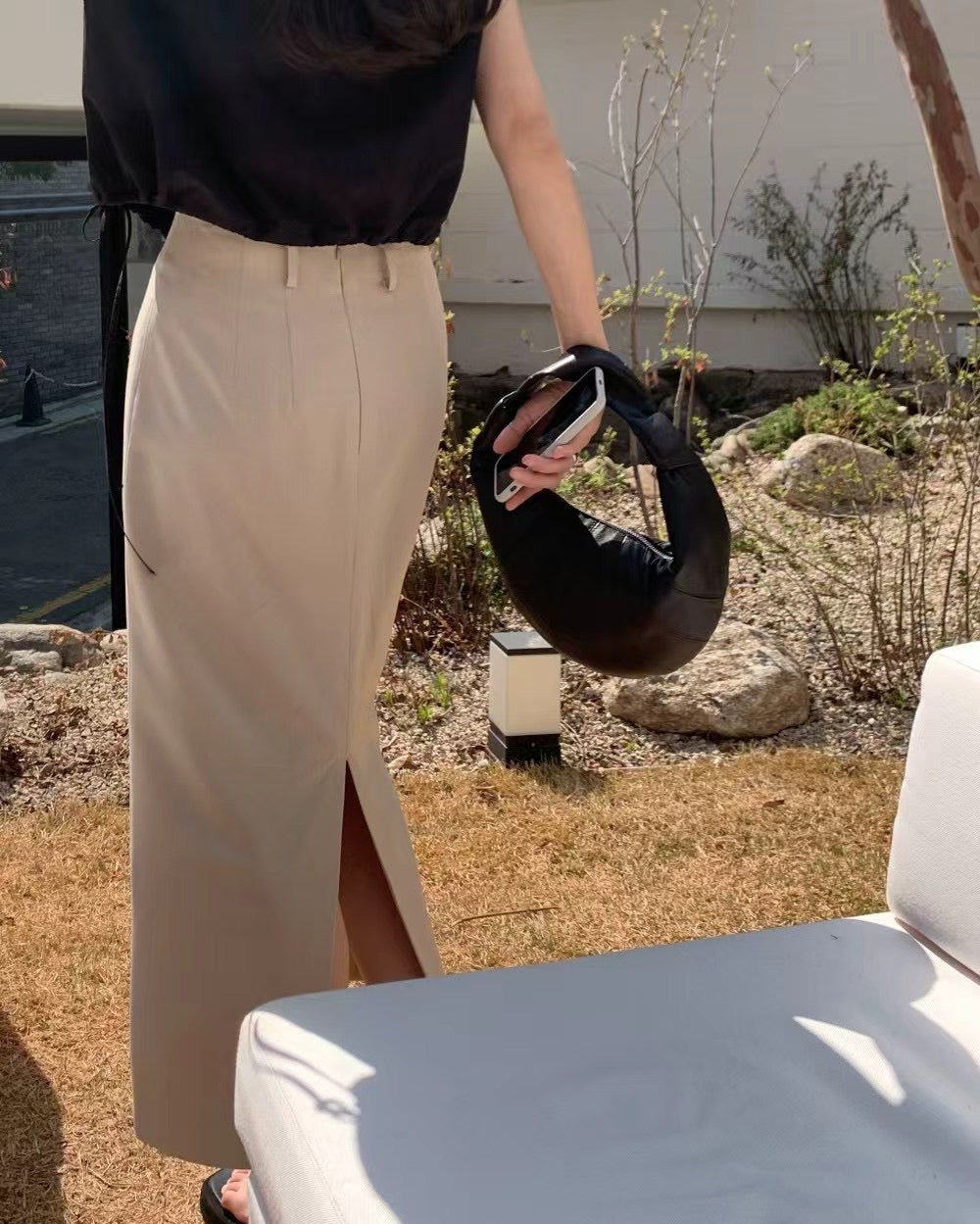 Ounce callum maxi skirt-2col