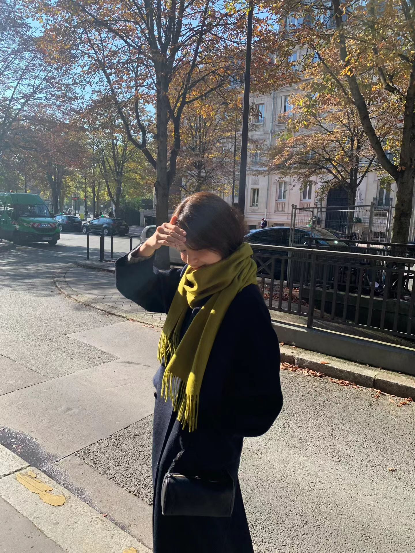 Ounce cashmere double over coat-2col