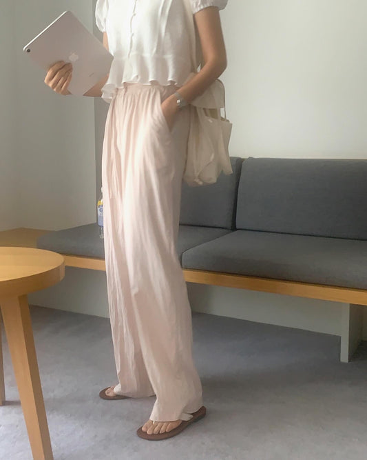 liter sandy nylon pants-3col