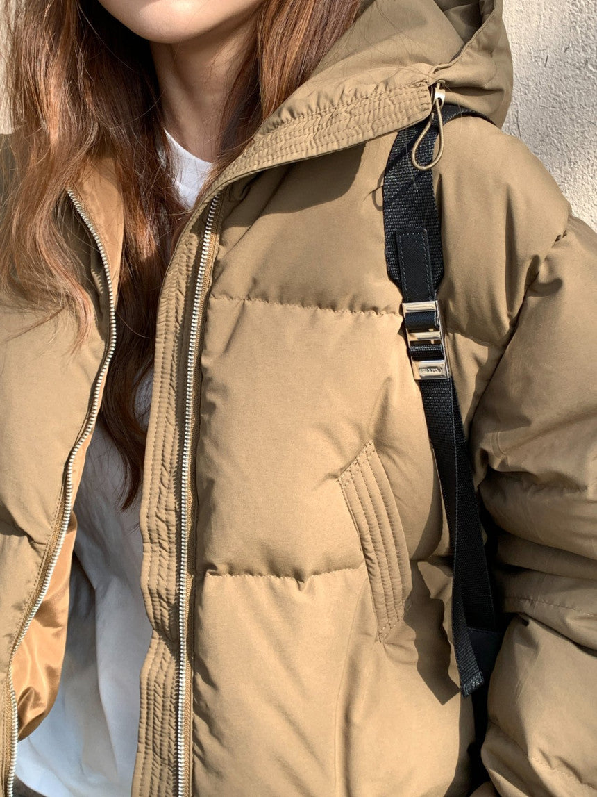 Noa hood duck down padding-3col