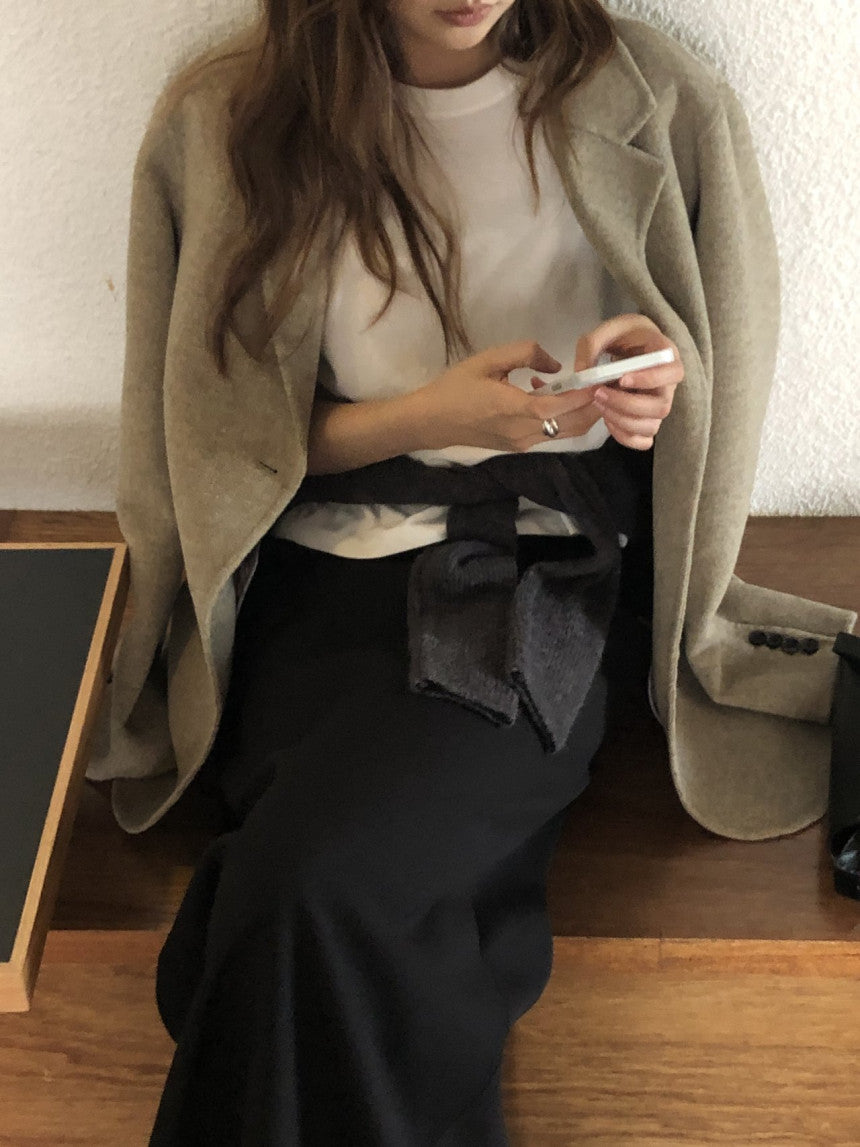 Adele meribo wool handmade jacket-2col