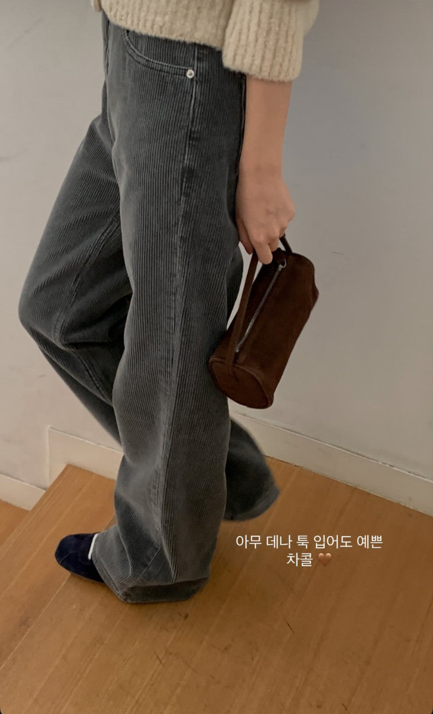 gimo corduroy pants-3col