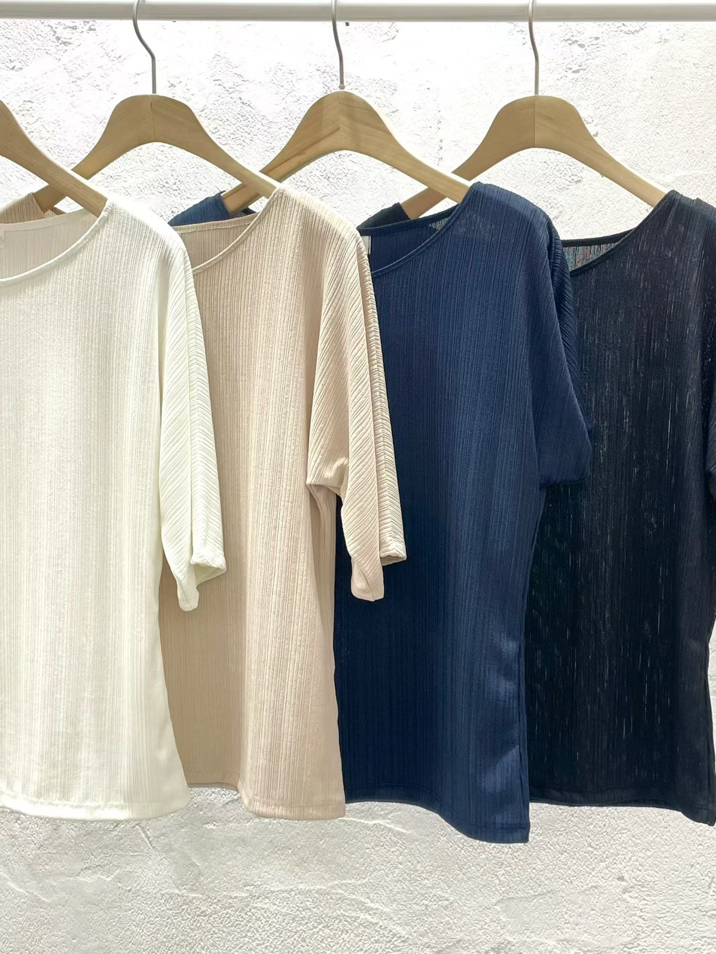 deondo pleats half T-4col