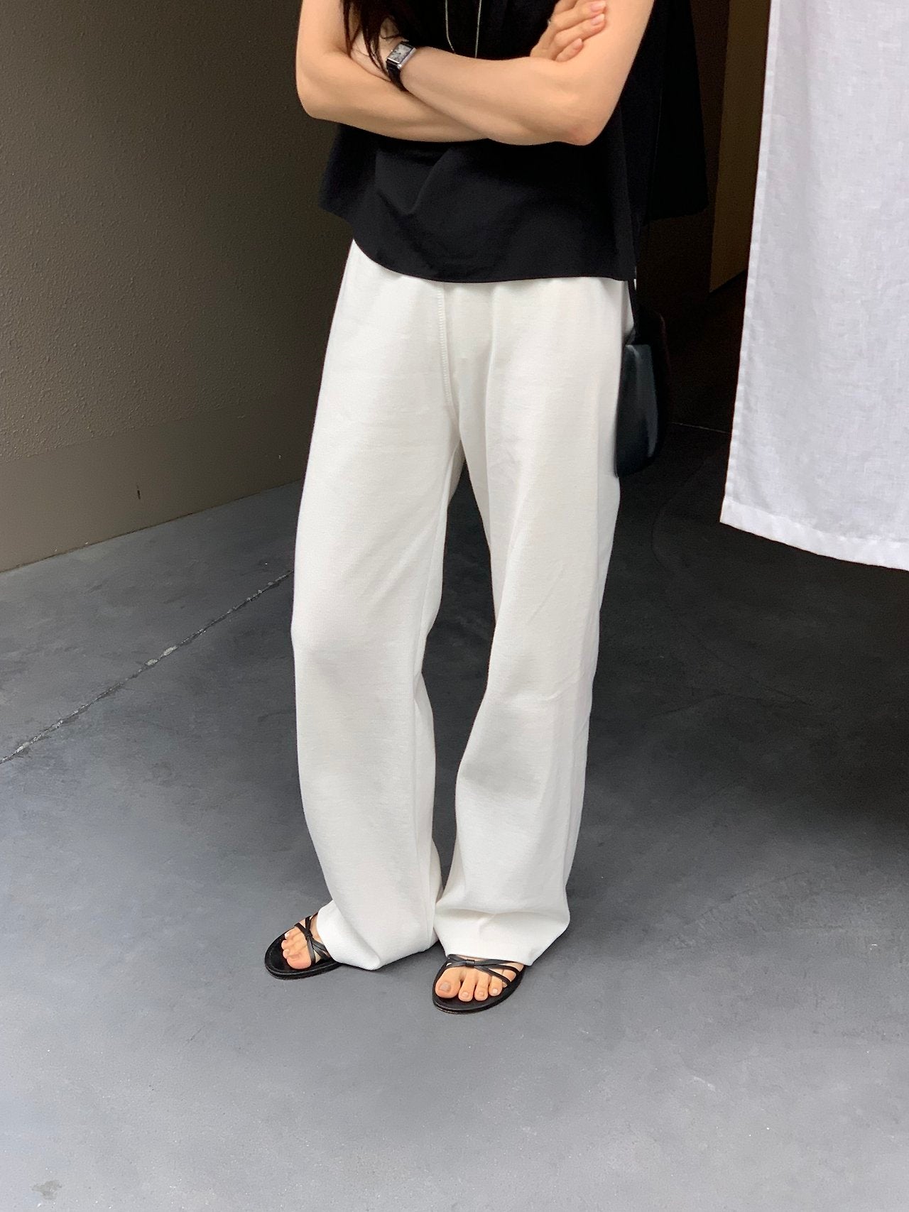 Cozy rib training pants-3col
