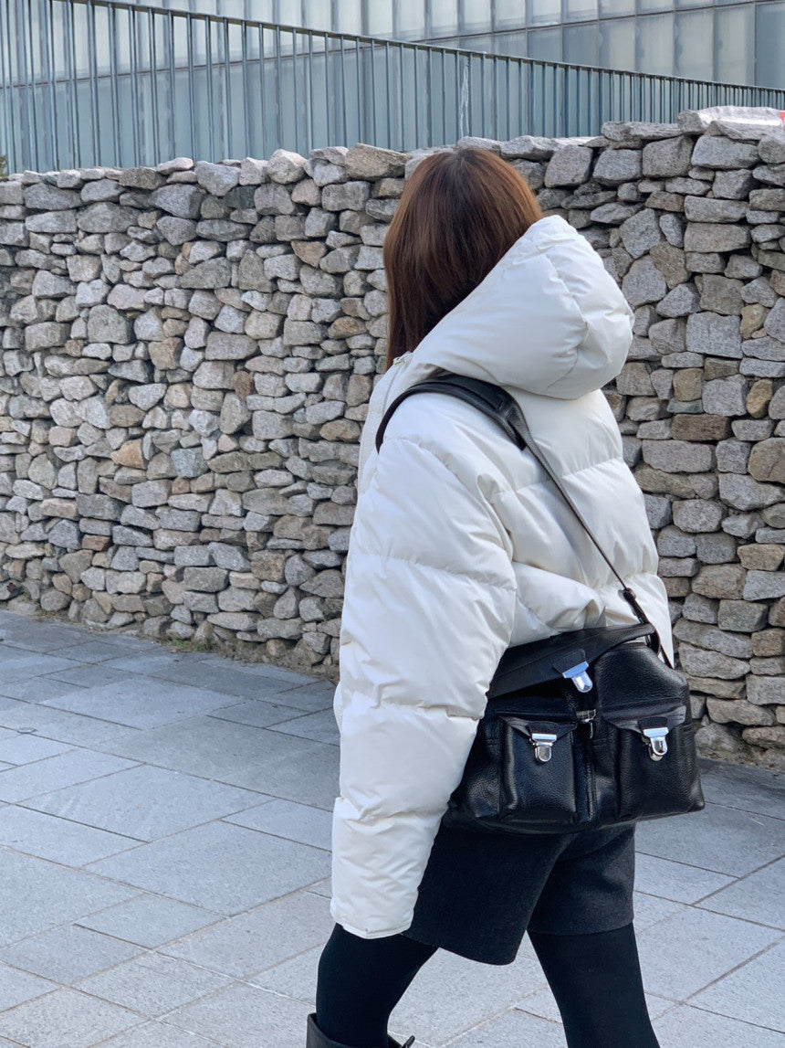 Noa hood duck down padding-3col