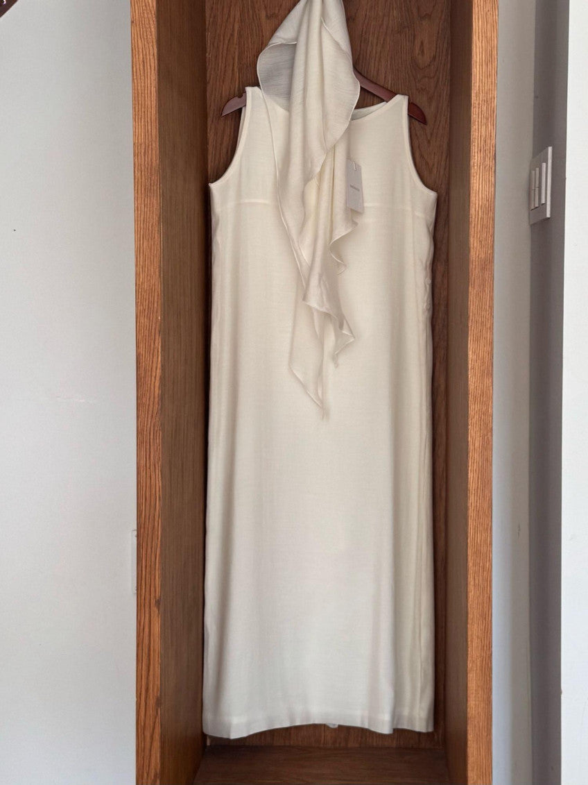 sage boat neck wrap onepiece-2col