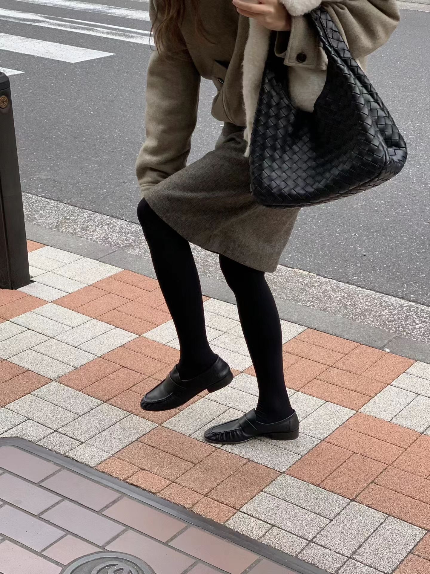 Ounce teddy wool fur Collar jacket-2col