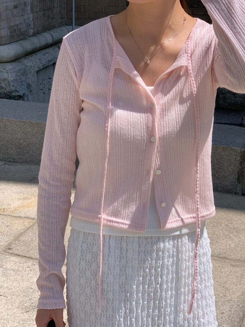 fuzzy cardigan-3col