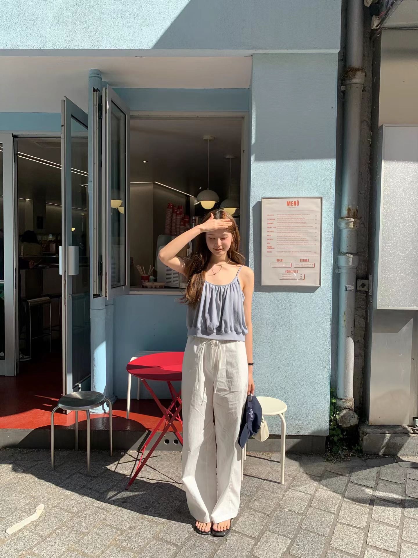 Ounce code string pants-3col