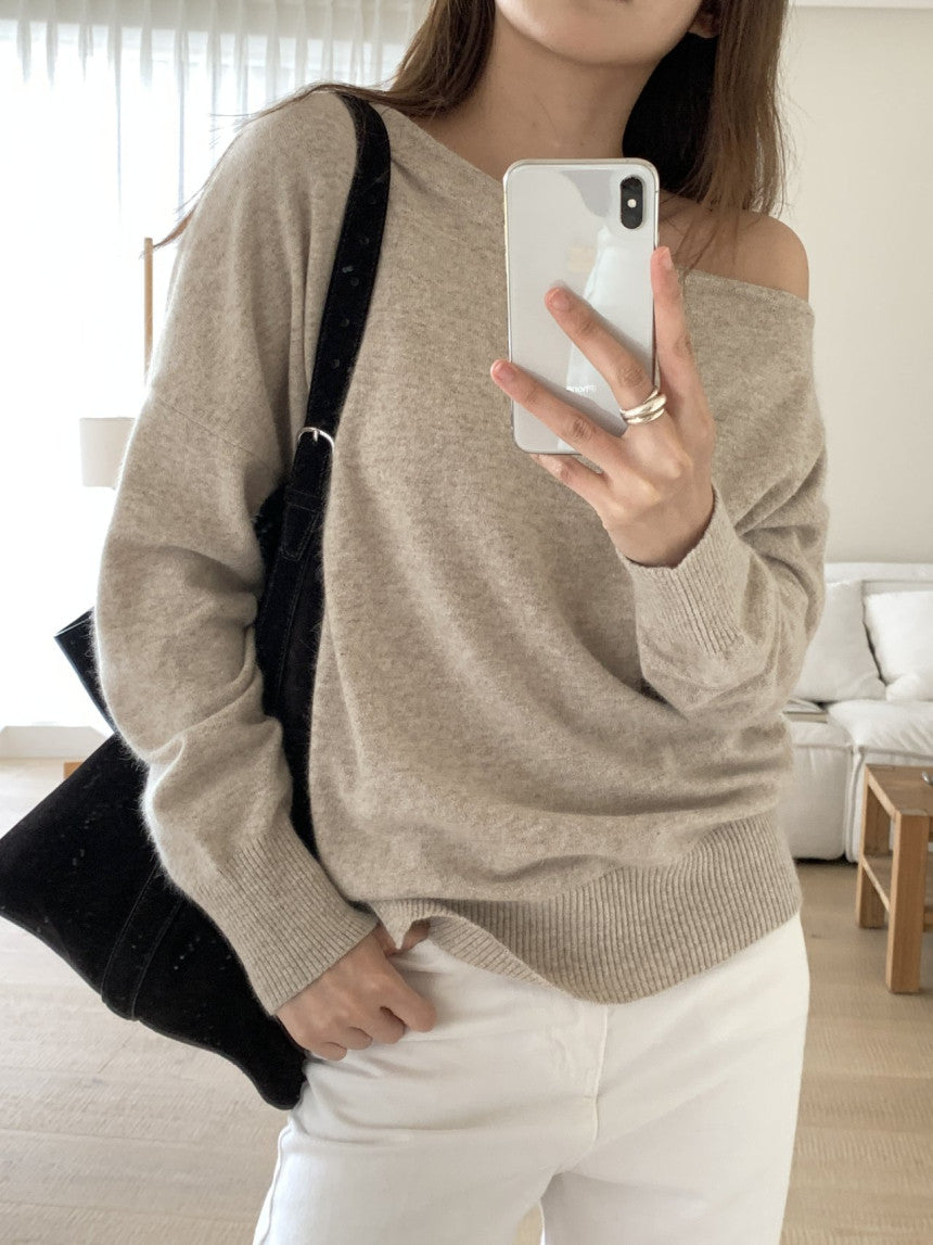 Siena fox unbalance knit-3col