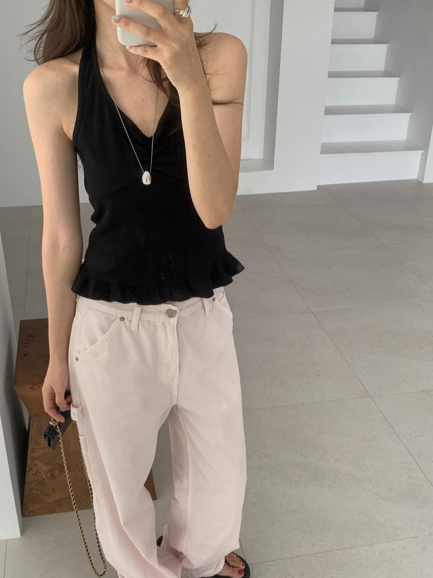 muse halter sleeveless-4col
