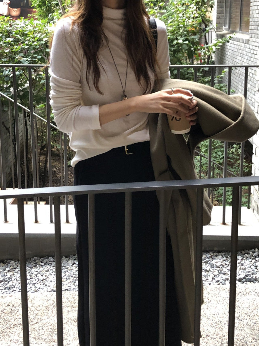 Ria soft turtleneck T-4col