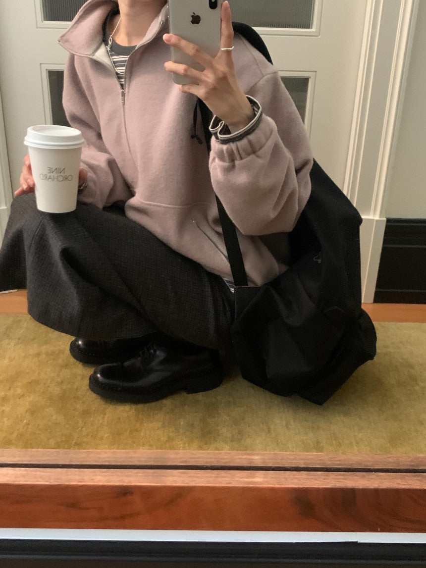 Sola wool check skirt