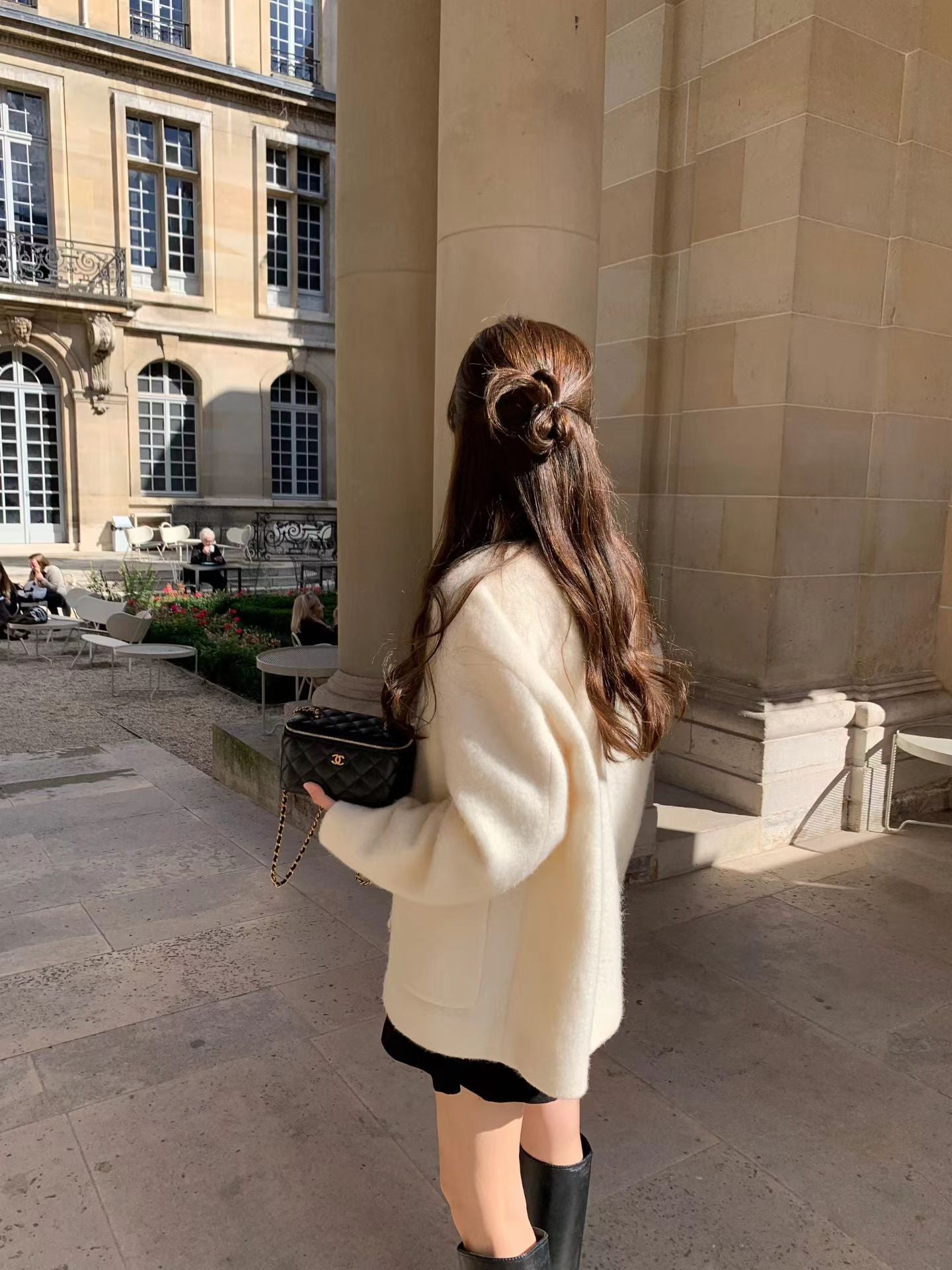 Ounce ven alpaca half coat