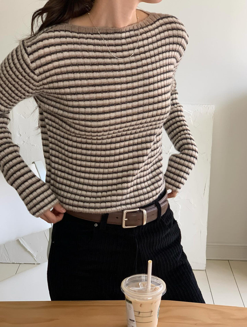 Raboom crop knit-2col