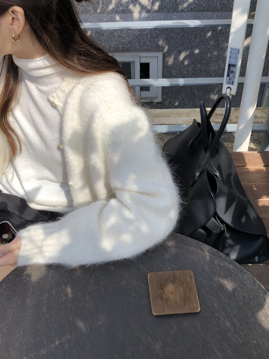 Lucy alpaca wholega cardigan-3col