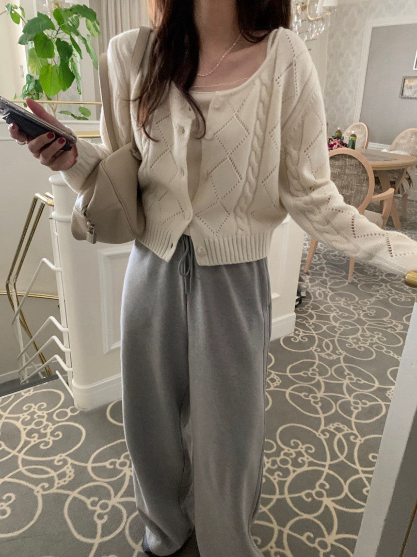 Thing twist cardigan-3col