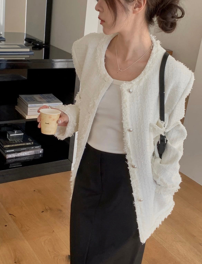 Edga tweed jacket-3col