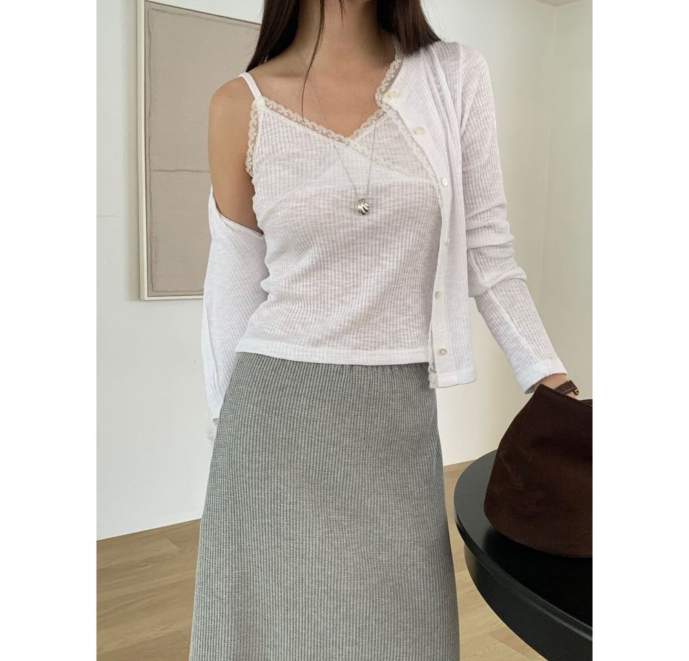Vince Cardigan Set-2col