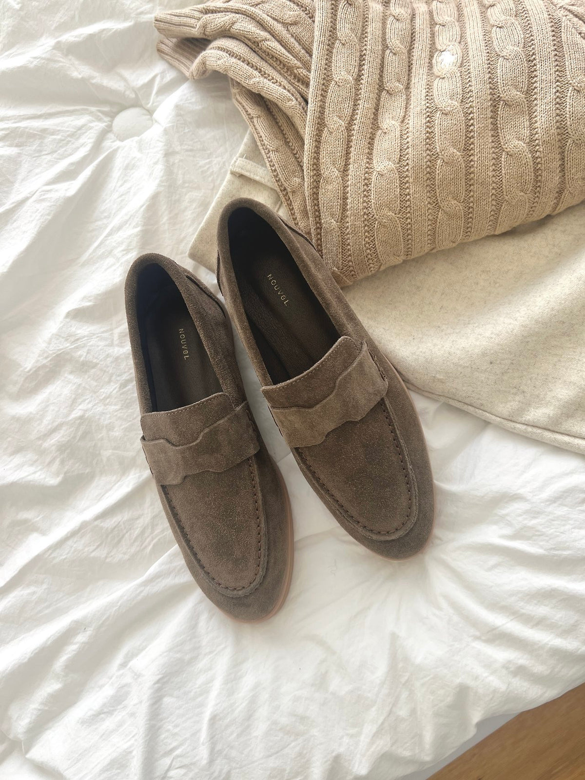 Real leather loafers-3col