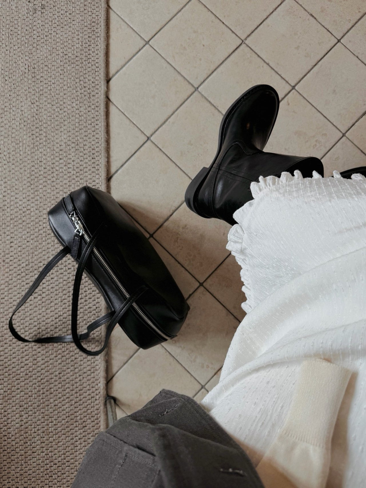 workwear leather boots-2col