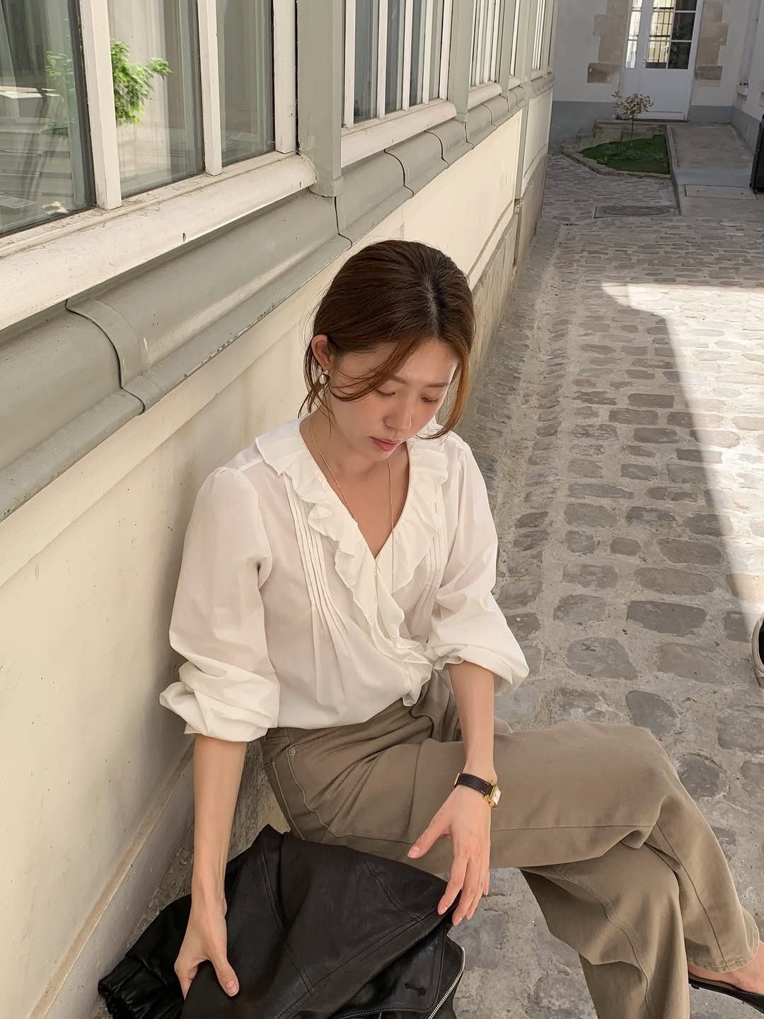 Margo ruffle blouse