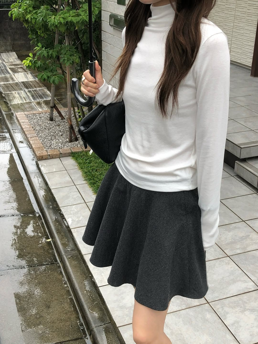 nicole soft turtleneck t-shirt-4col