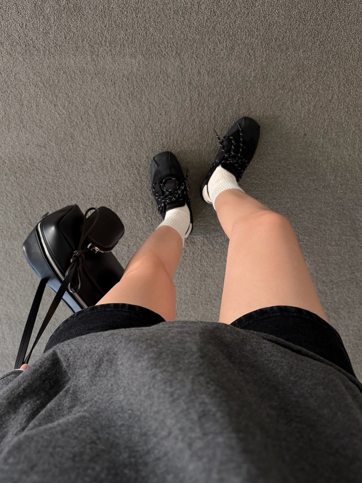 hazel satin sneakers-2col