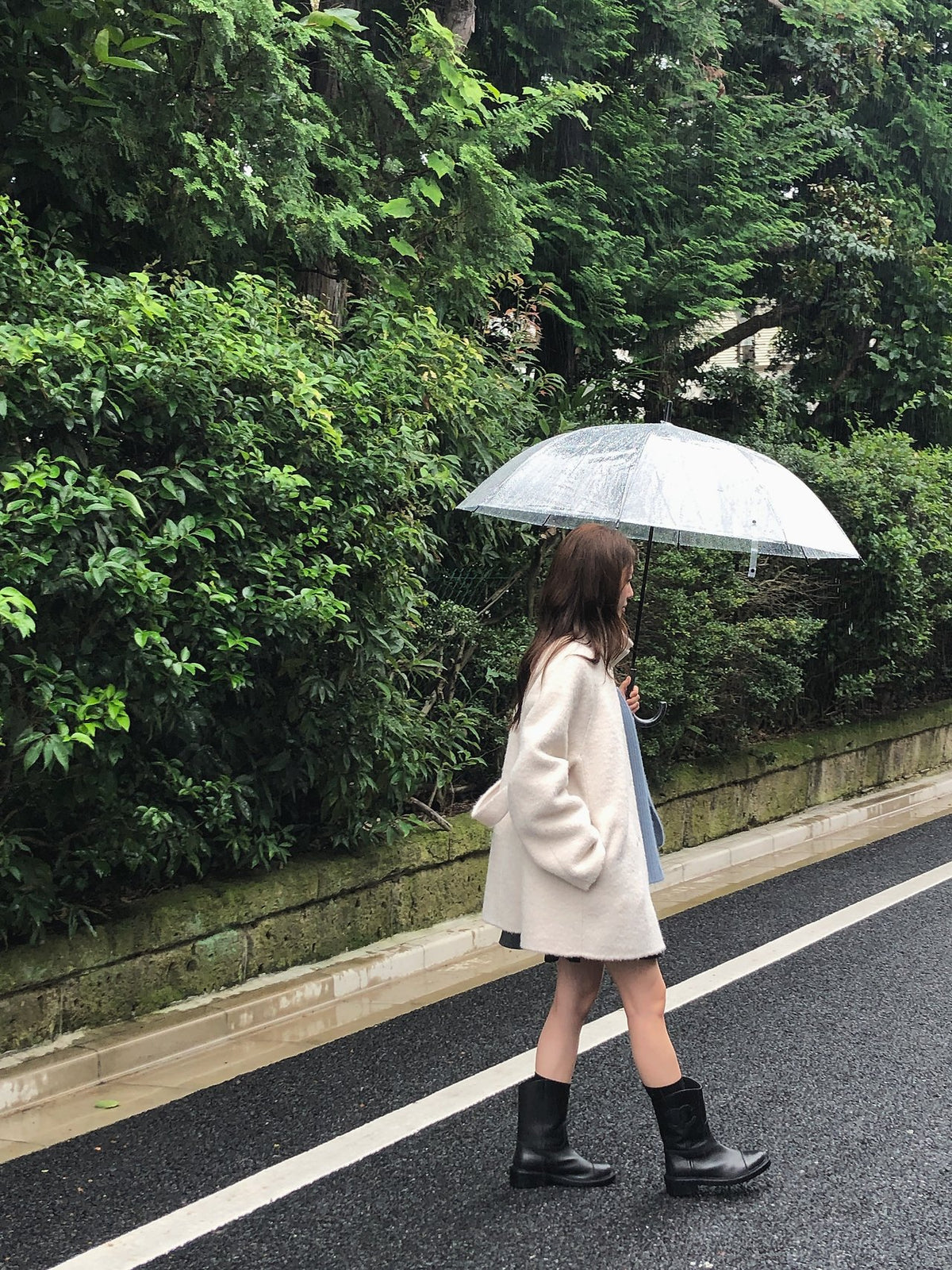 colette boucle handmade coat-2col
