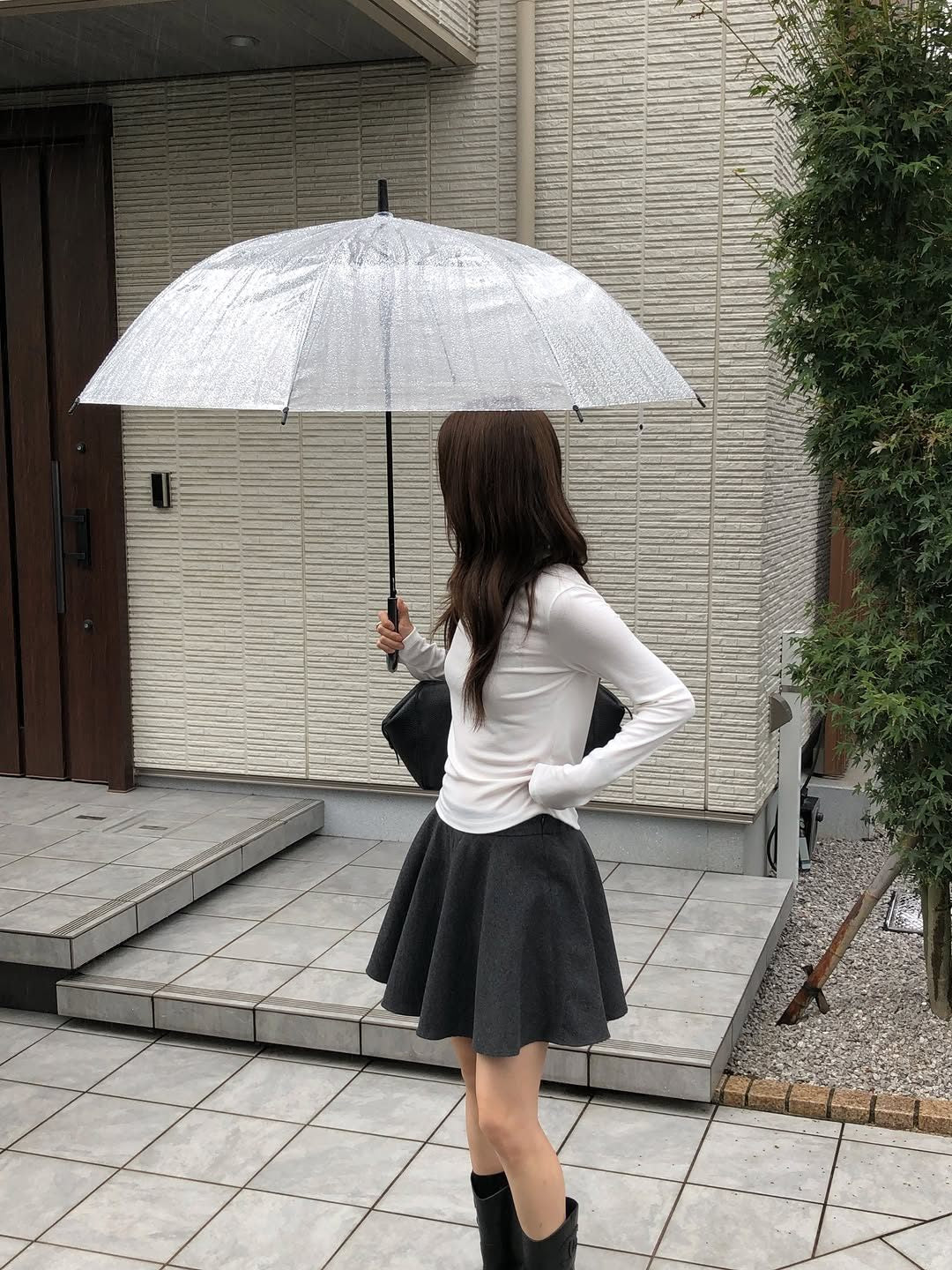 mabel flare mini skirt-2col