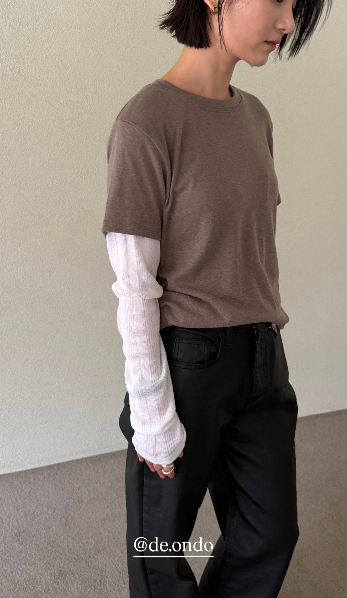 Deondo wool crewneck t-4col