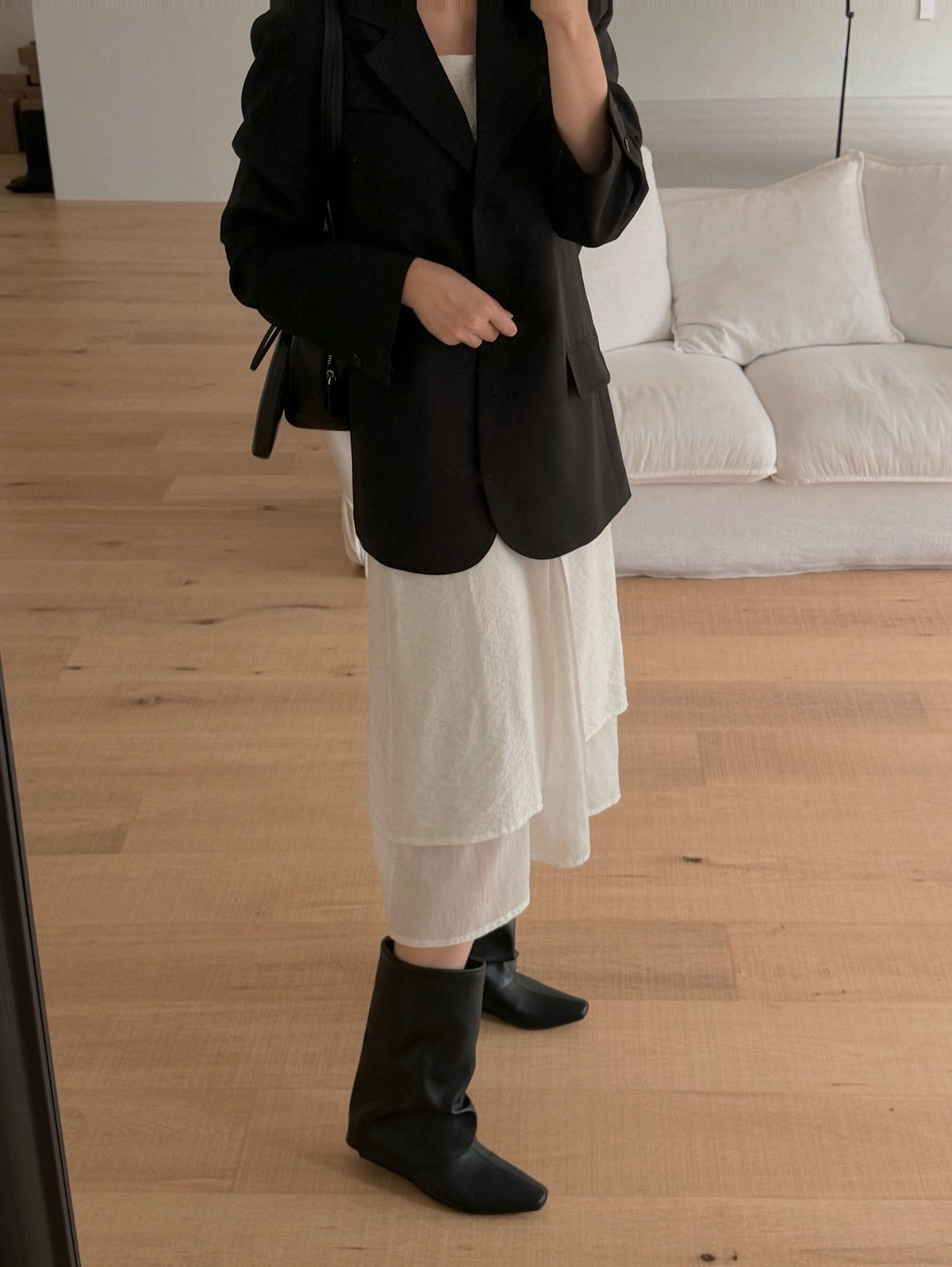 slouch wedge boots