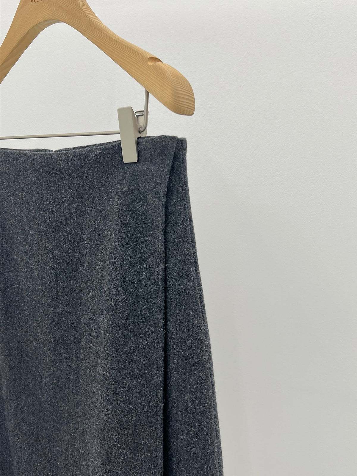 riena wool wrap skirt-2col