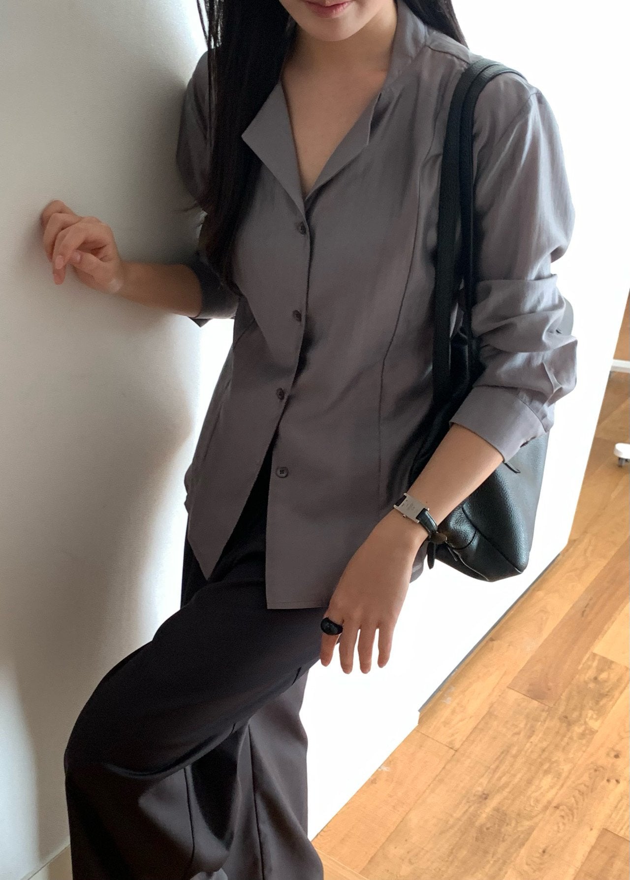 Dear collar blouse-3col
