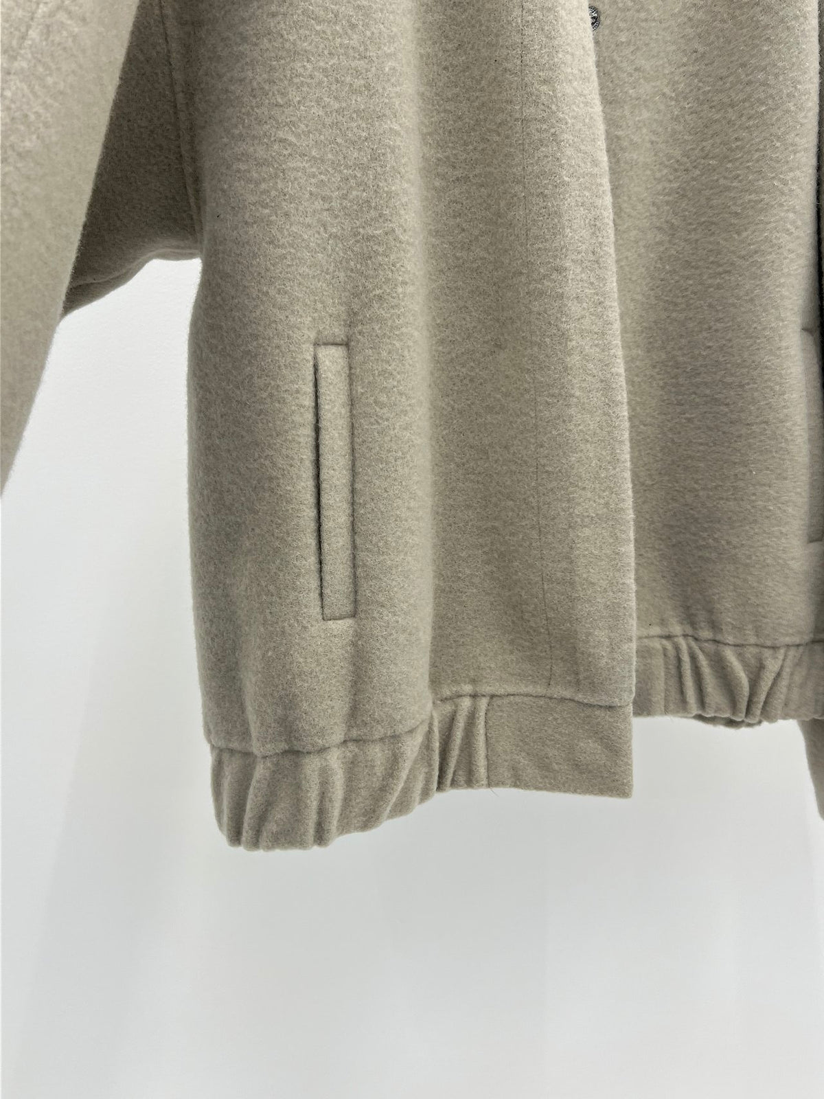 delphine wool handmade blouson-2col